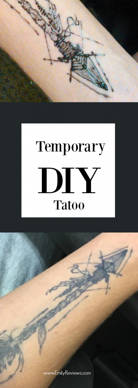 DIY Temporary tattoo tutorial | Emily Reviews