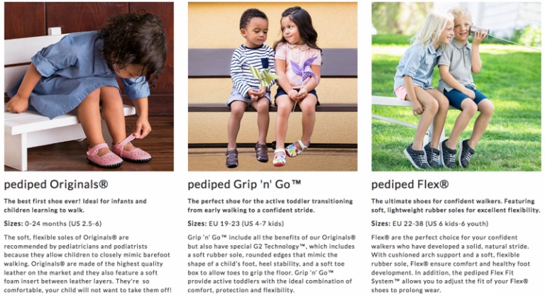 pediped Footwear Systems