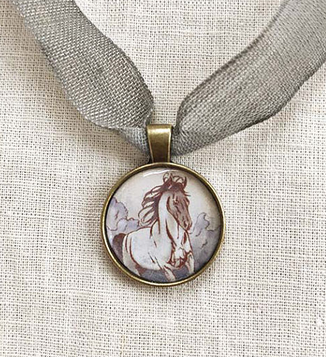 Animal Guidance Horse Guide Pendant Gift Set