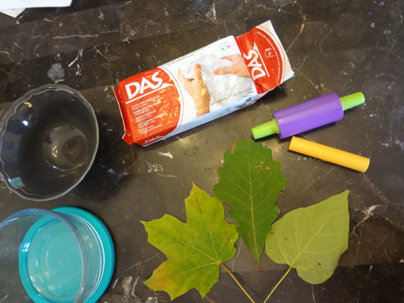 DIY Leaf bowls 