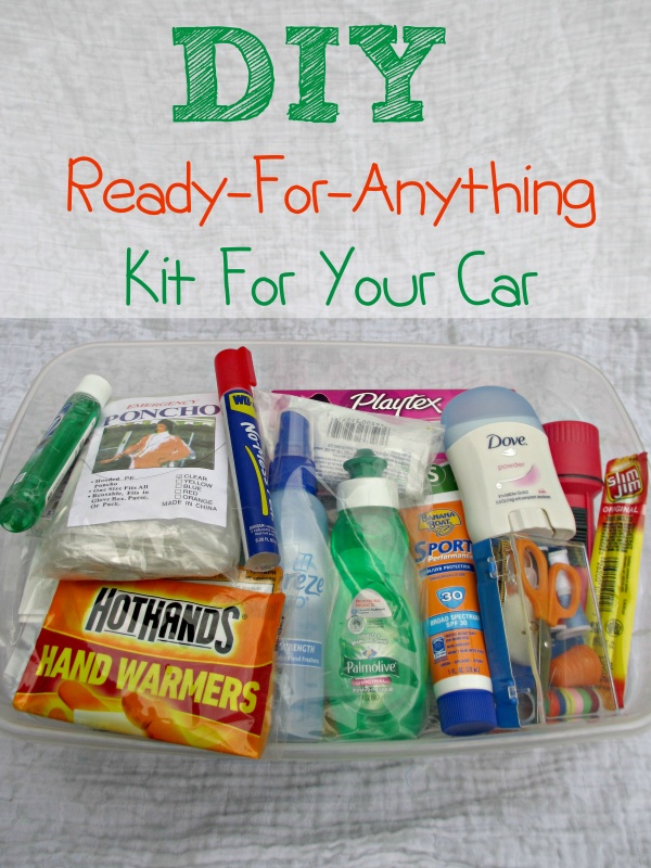 DIY Ready for anything emergency car kit