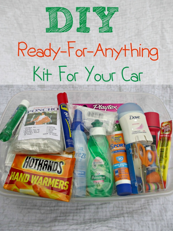 DIY Ready for anything emergency car kit