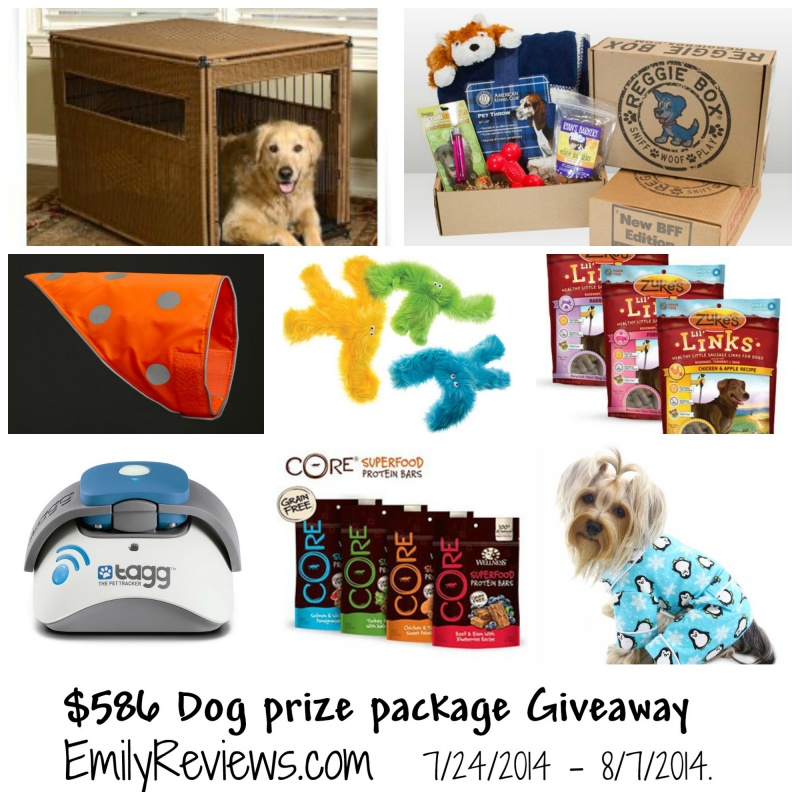 $586 dog prize package giveaway