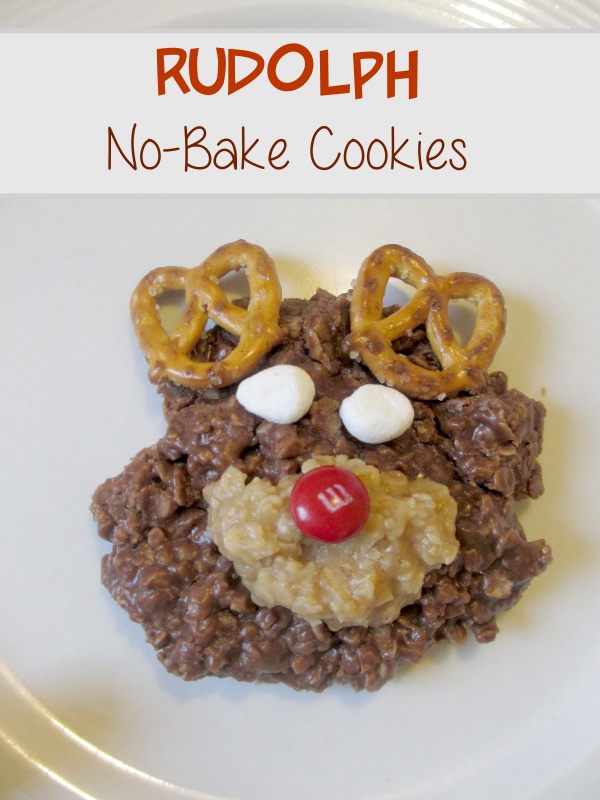 Christmas rudolph nobake cookies recipe