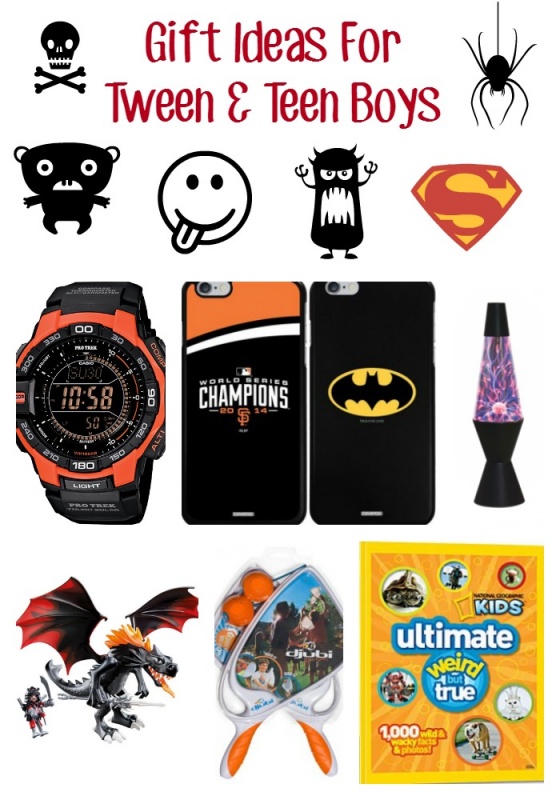 Gift ideas for tween boys and teen boys. Christmas gift guide for big boys.