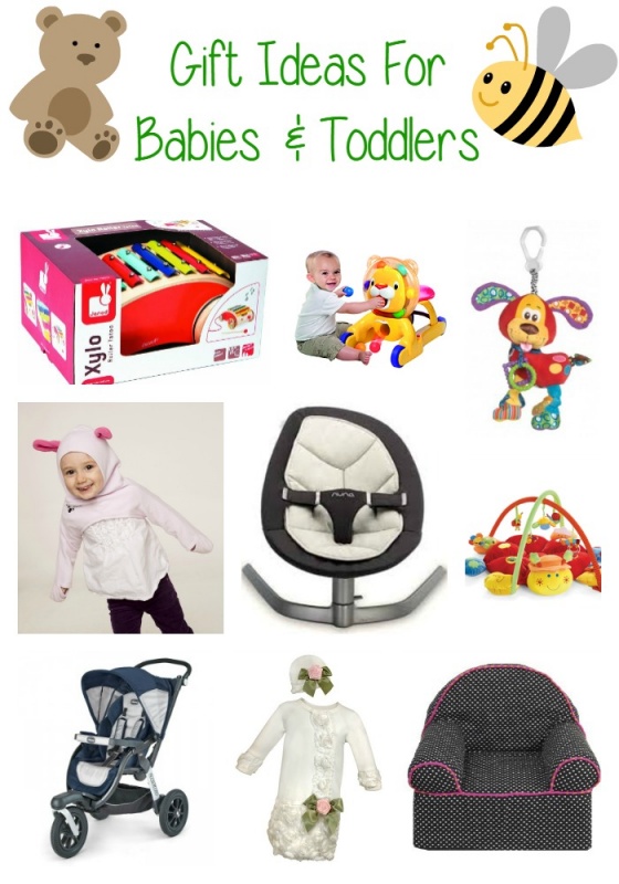 Gift Ideas For Babies and Toddlers - great christmas or birthday gift guides for newborns through about age 3.