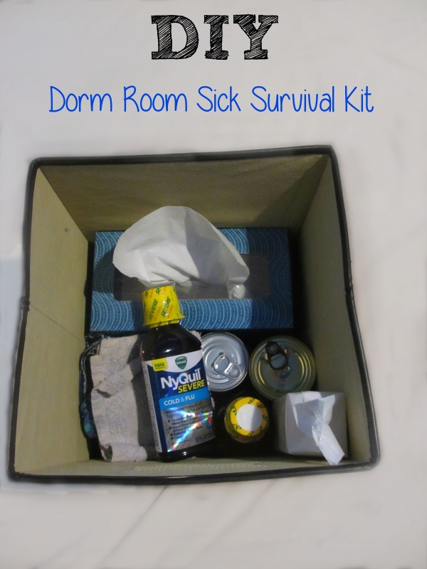DIY Sick Kit - be prepared for the flu, allergies & more by making this do it yourself sick kit