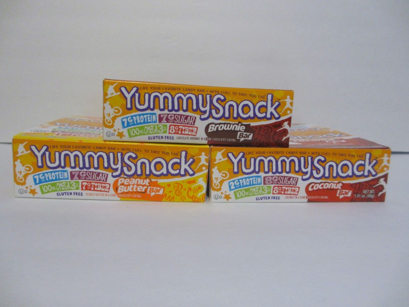YummySnacks high fiber bars