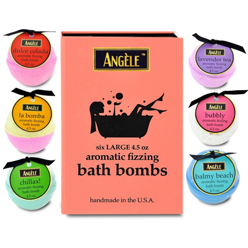 angele bath bomb 6 pack