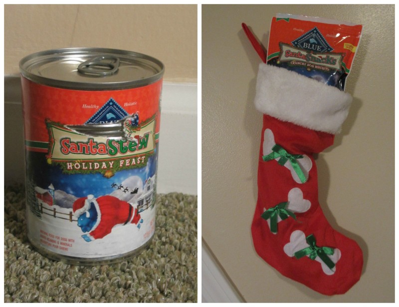 blue santa snacks stocking stuffer