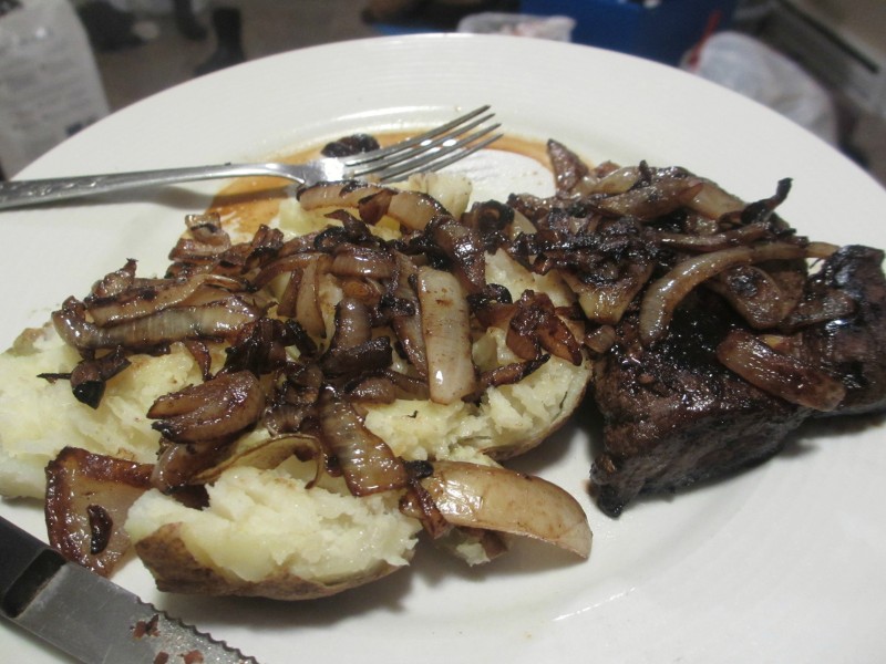 Butcher box steak dinner