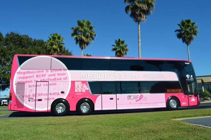 Megabus pink