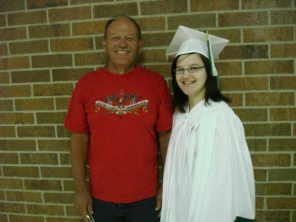 dad at my graduation