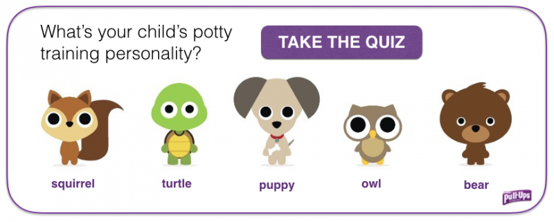 pull ups personality potty training quiz