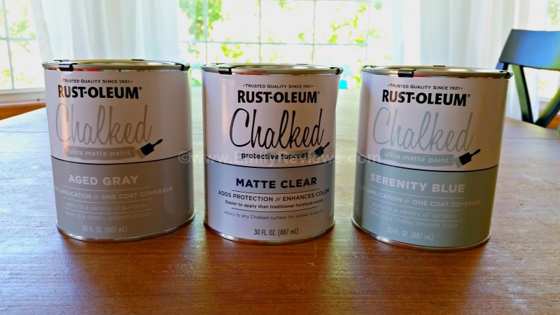 Rustoleum Paint Review * Chalked paint product review