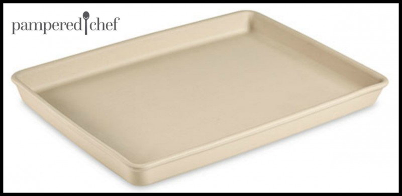 Pampered Chef Medium Stoneware Bar Pan 11 12 x 7 34