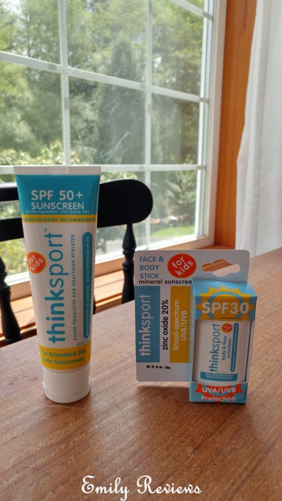Thinksport & Thinkbaby Safe Sunscreen SPF 50+ Review Emily Reviews