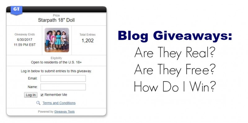 Blog giveaways - are they real or a scam? Are they free? How to win free prizes?