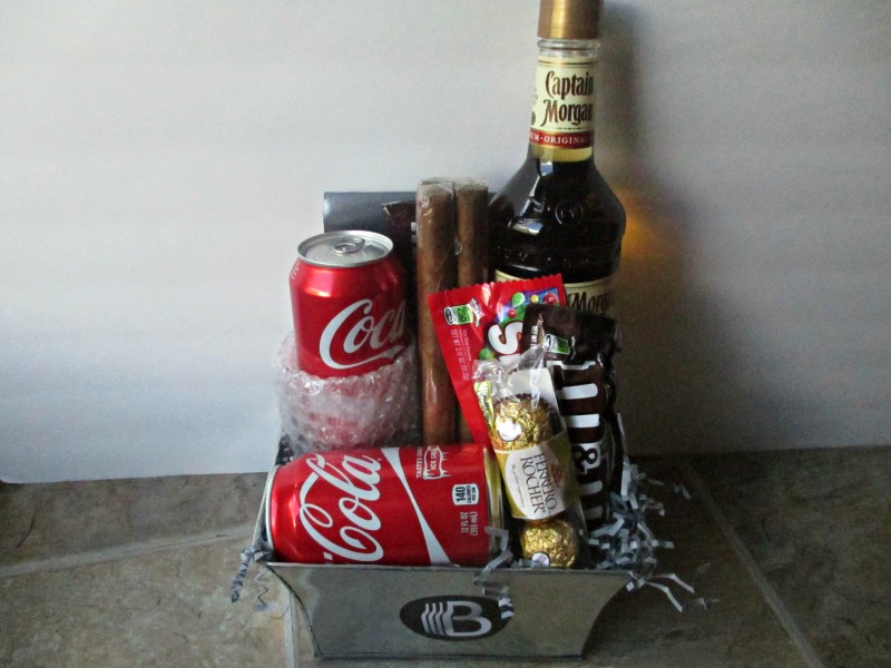 bro basket rum and coke gift basket customized