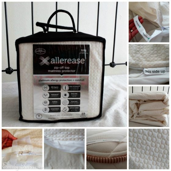 AllerEase Protective Bedding Reduces Allergens Review & Giveaway US