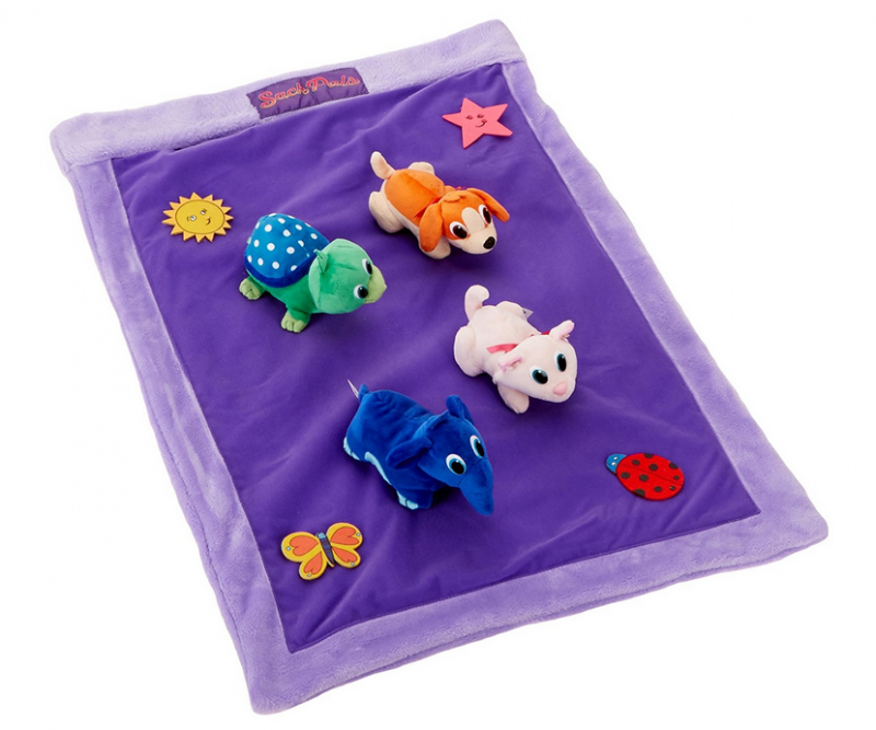 SackPals - Plush Blanket & Stuffed Friends Set