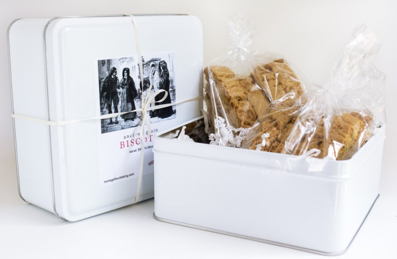 The Heritage Flour Baking Company Biscotti Gift Tin