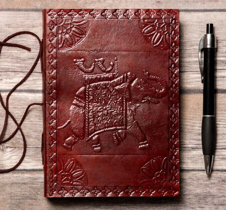 Soothi Handmade Elephant Leather Journal