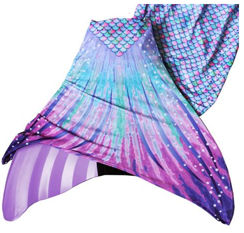 Sun Tail Mermaid ~ Aurora Borealis Mermaid Tail + Monofin Set