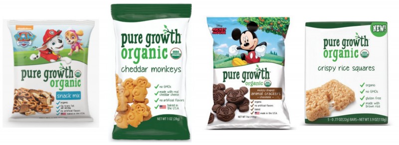 pure growth organic - yummy snacks 