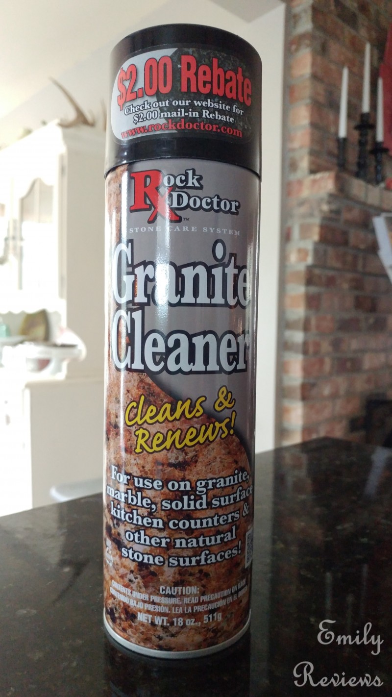 Rock Doctor Granite Cleaner Review Giveaway US 01 27 Emily Reviews