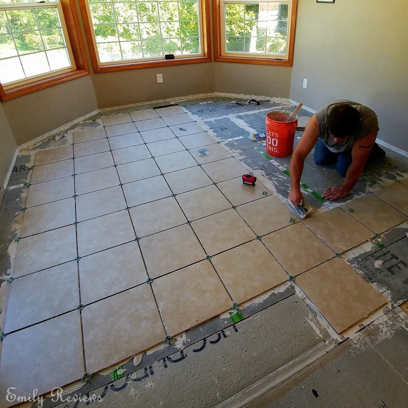 8 Steps To Laying A New Tile Floor, Laying Tile Floor