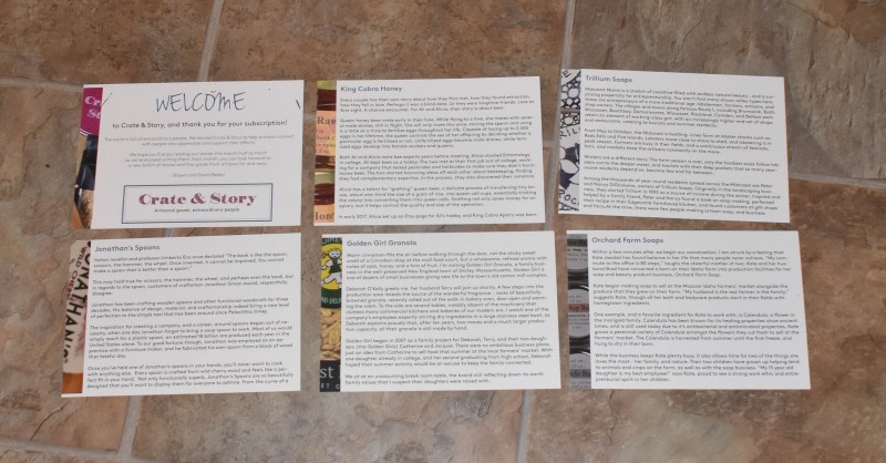 crate and story story cards