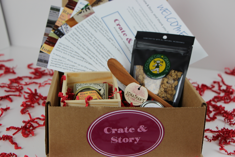 Crate & story subscription box
