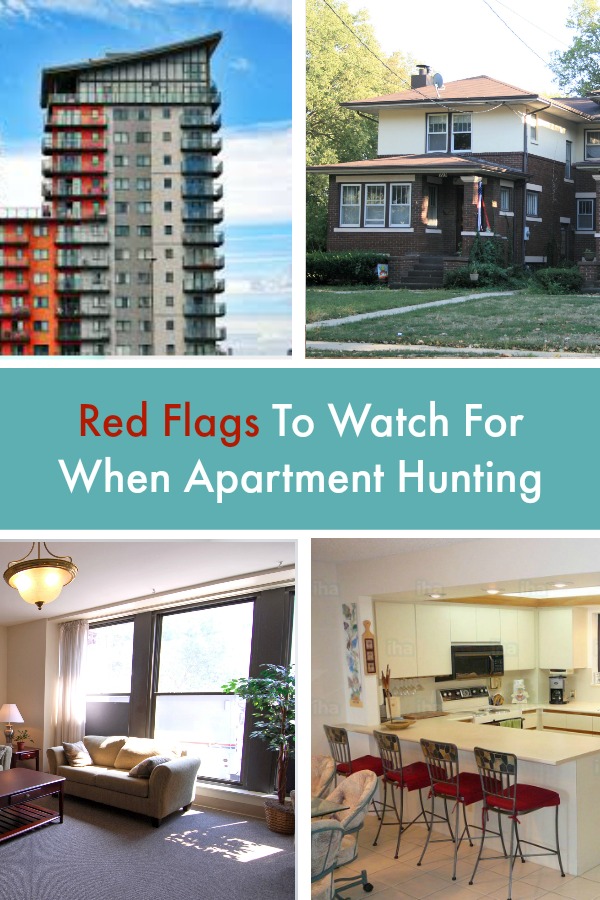 red flags to watch out for when apartment hunting or finding a rental home or duplex