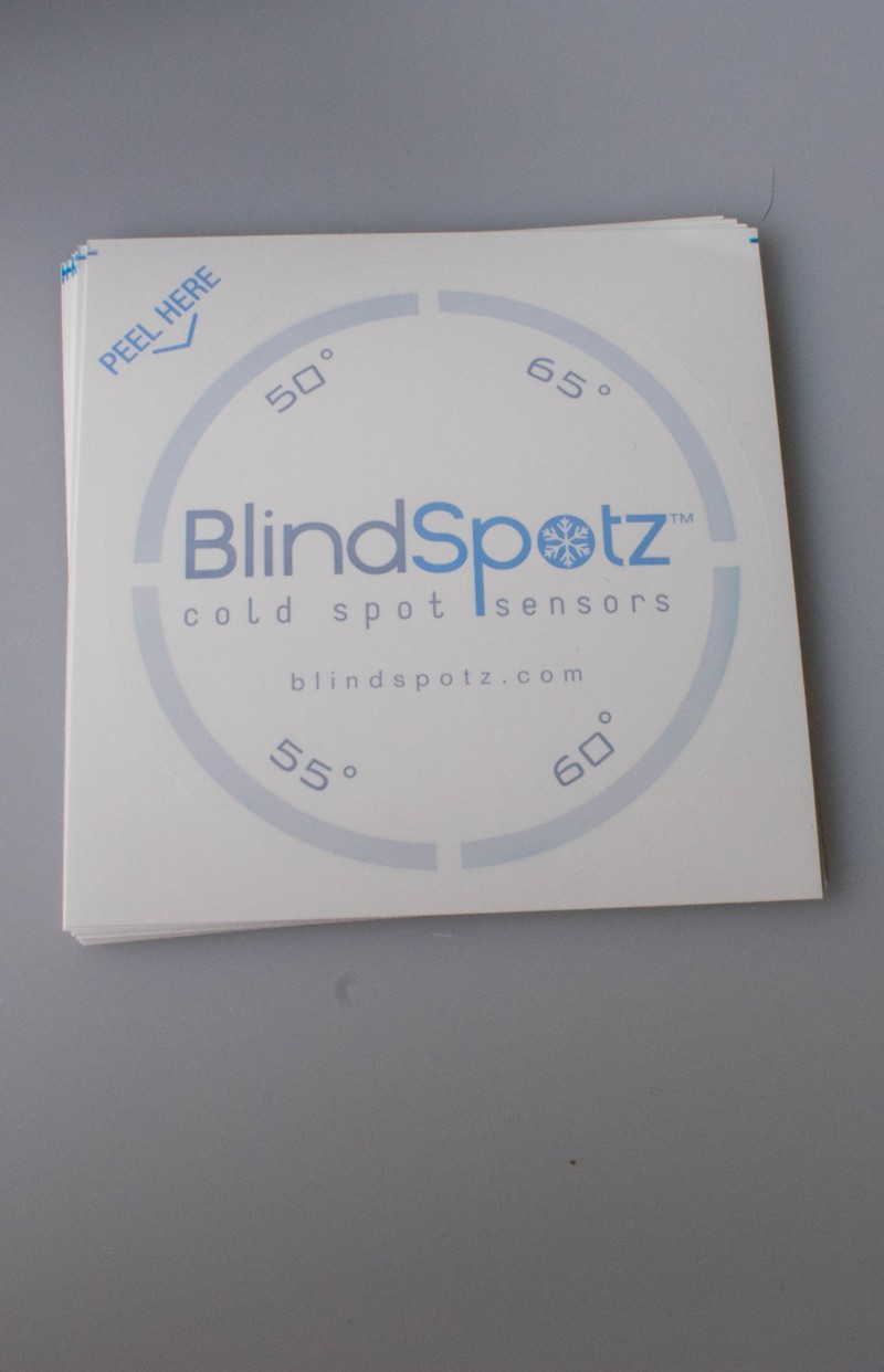 BlindSpotz cold sensors