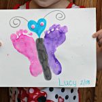 Encouraging The Arrival Of Spring With Footprint Butterflies
