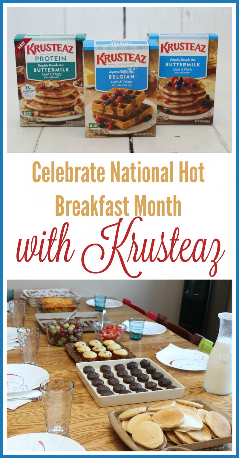 Celebrate February National Hot Breakfast Month {With Krusteaz}