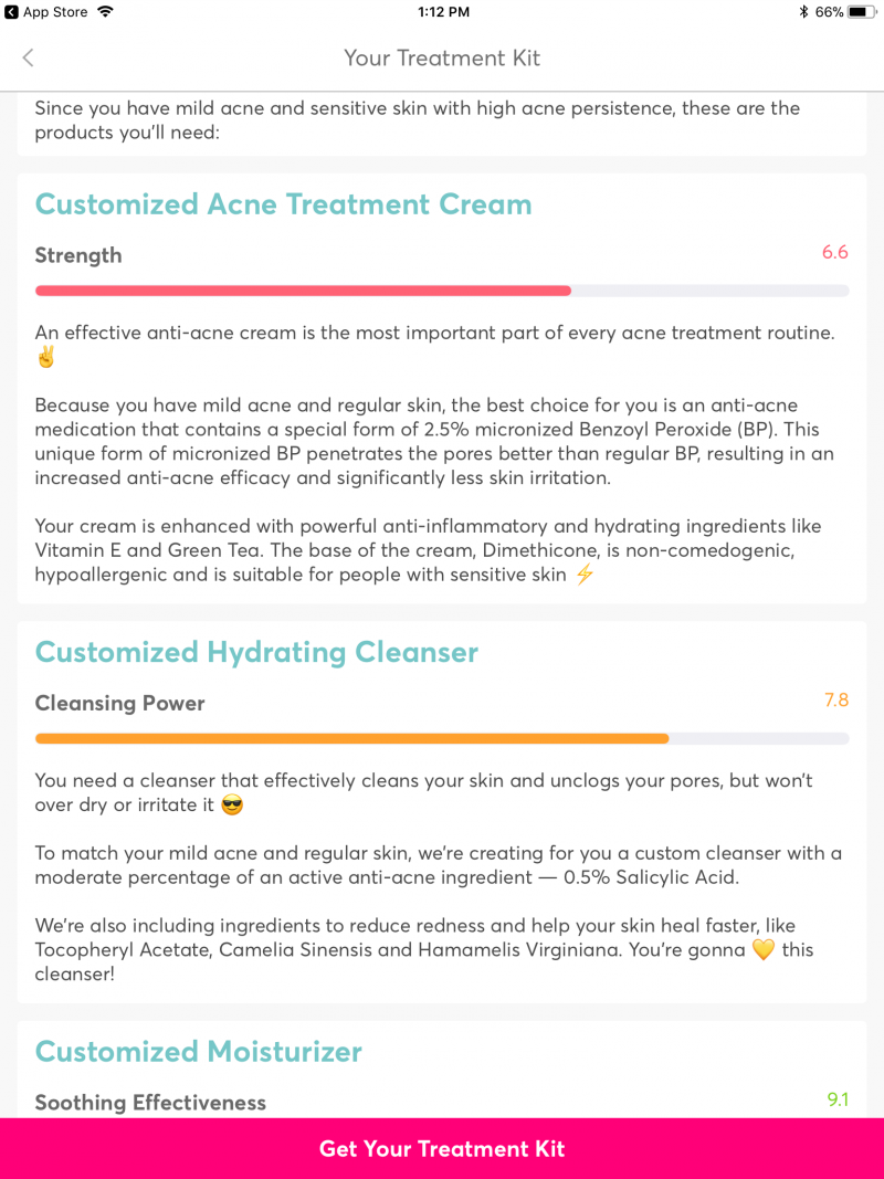 MDacne custom acne treatment