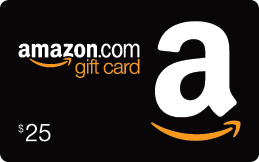 Amazon $25 gift card giveaway