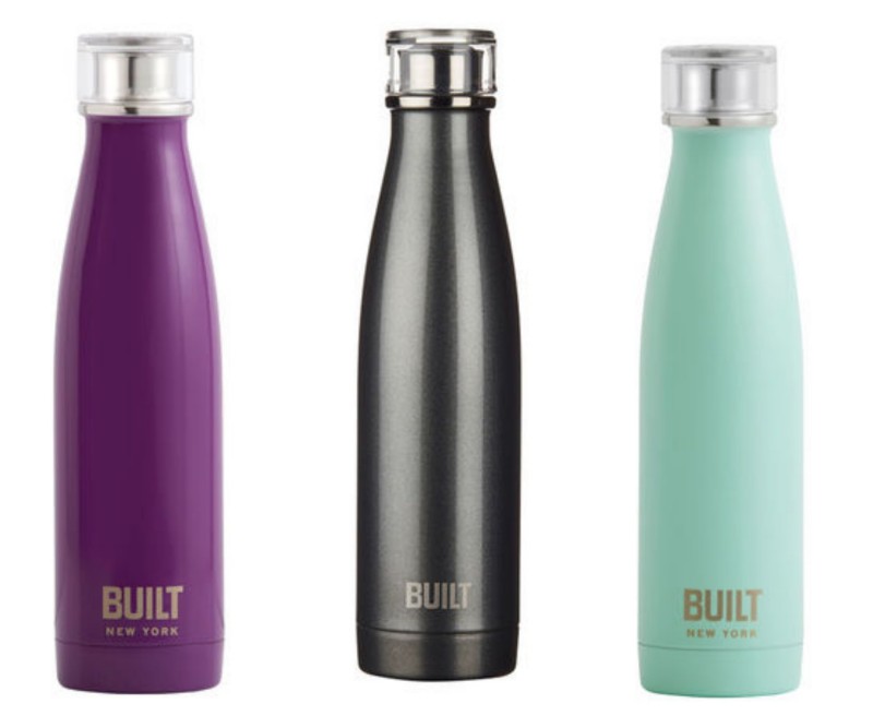 BuiltNY Water Bottle - Perfect Seal™ Vacuum Insulated Bottle 17 oz