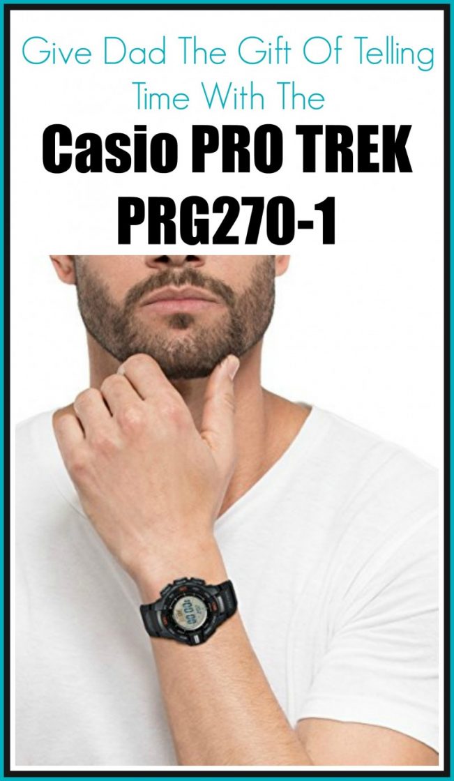 Give Dad The Gift Of Telling Time With The Casio PRO TREK PRG270-1