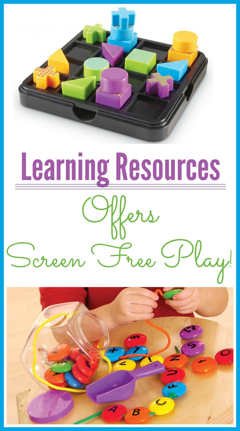 Screen Free Play Time From Learning Resources