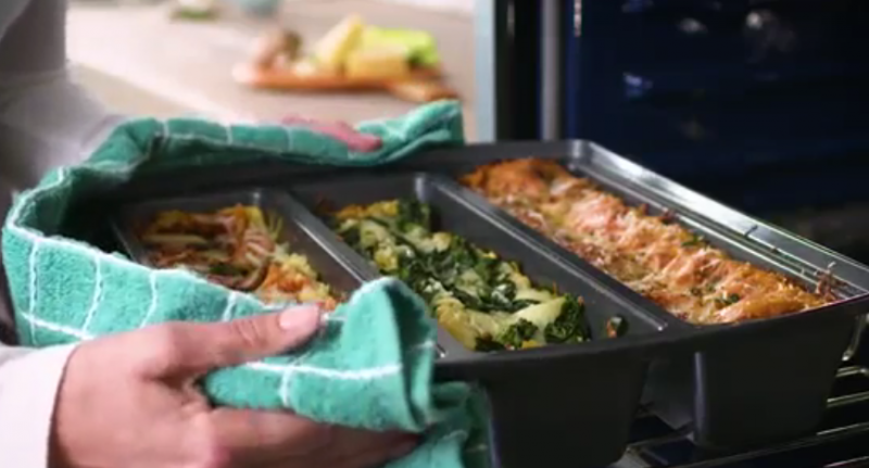 Chicago Metallic Professional Lasagna Trio Pan, 16-Inch-by-12.5-Inch