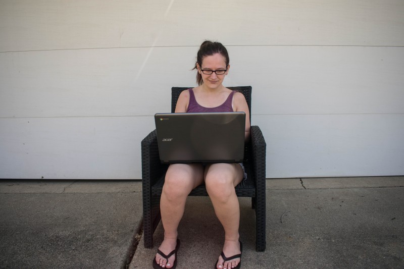 Acer Chromebook 15 inch laptop sized