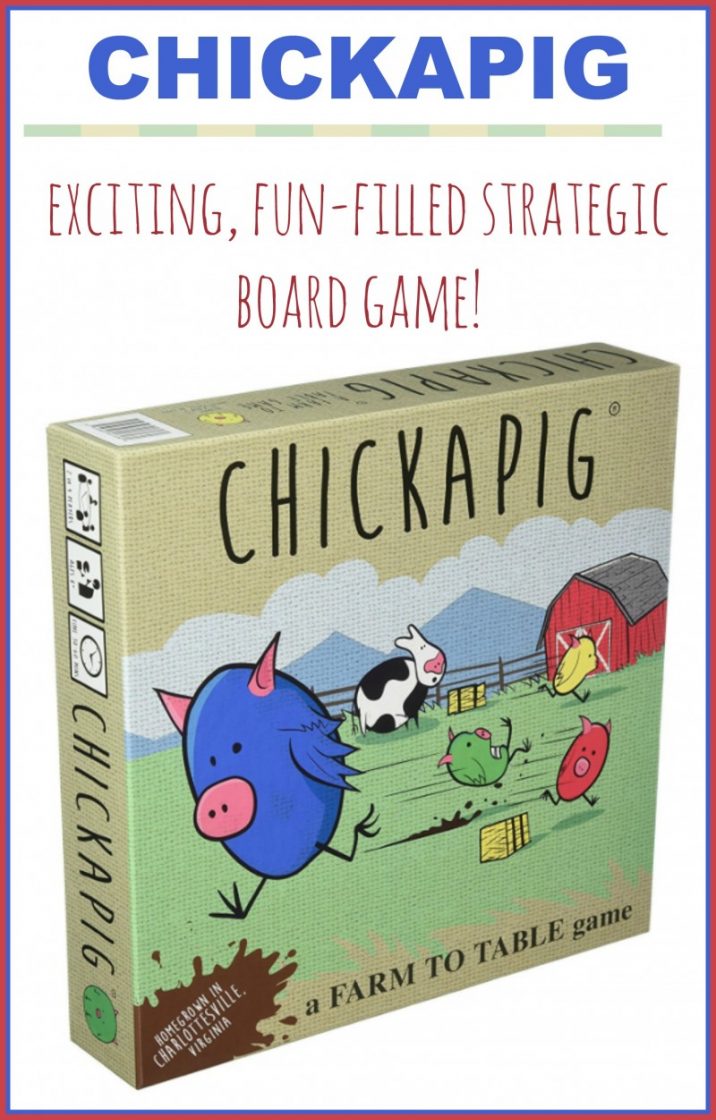 A Strategic Board Game Where Chicken-Pig Hybrids Attempt to Reach Their Goal While Dodging Opponents and an Ever-Menacing Pooping Cow. Buffalo Games Chickapig Board Game Hay Bales 