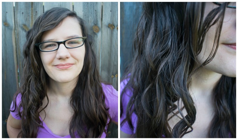 curly girl straight hair