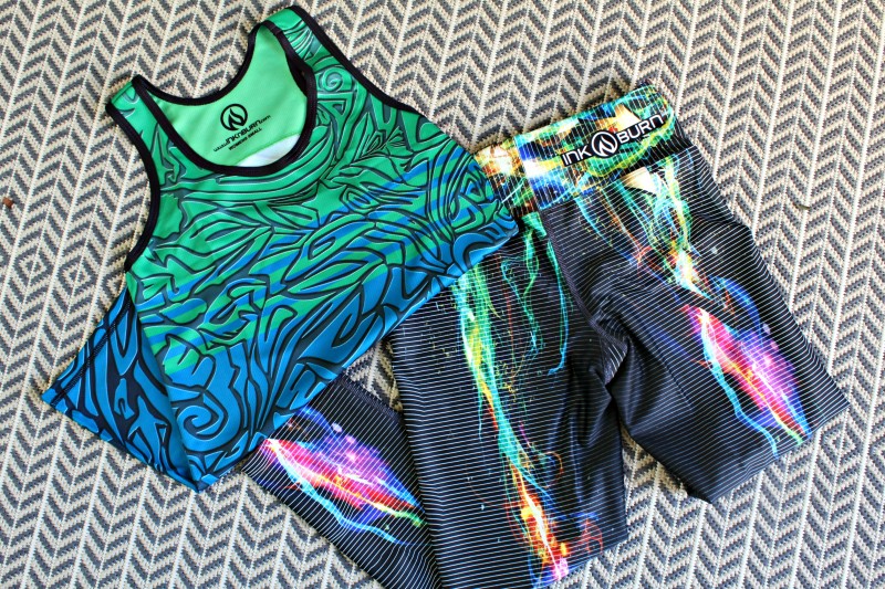 INKnBURN ~ Well Made Workout & Athletic Clothing Featuring Vibrant, Unique, Colorful Art Designs