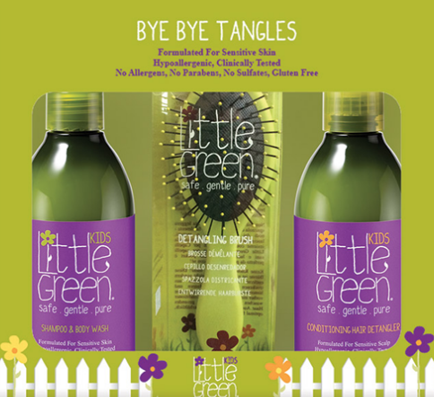 Little Green Kids Bye Bye Tangles Gift Set