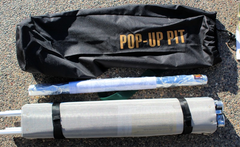 Fireside Outdoor Pop-Up Pit Base Kit & Heat Shield Combo