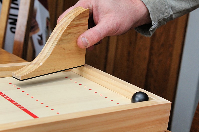 GoSports Tabletop Premium Wooden Bowling Game 